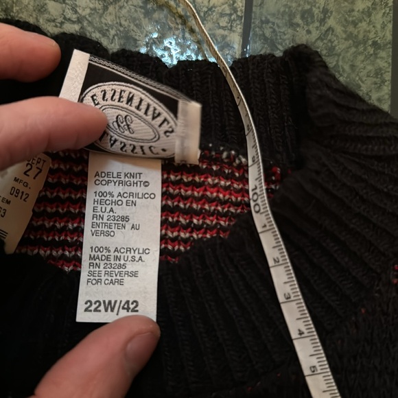 Vintage 80s Adele Knit Teddy Bear All Over Print Oversized Sweater Unisex XL - Picture 6 of 6